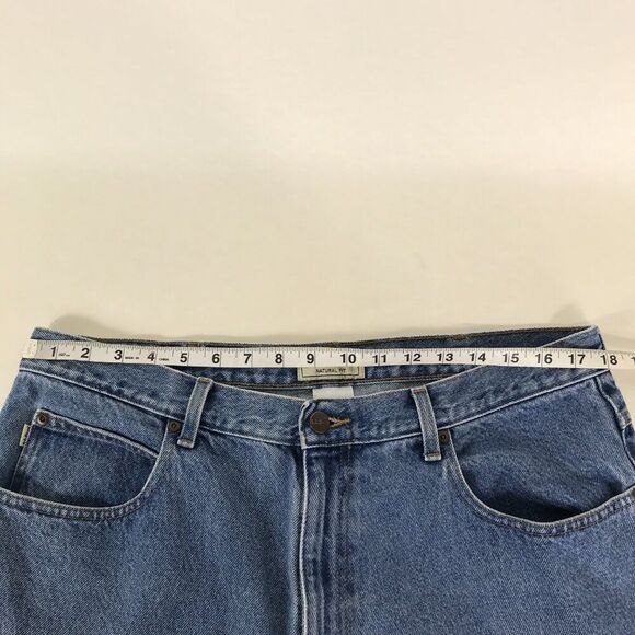 L.L. Bean Double L Natural Fit Jeans Men's Size 37x34 Straight Leg 100% Cotton - Picture 5 of 9